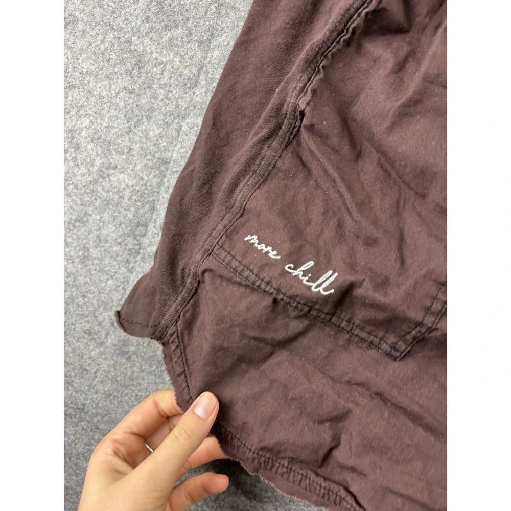 Intimately Free People More Chill Shorts Brown Elastic Waist Lounge Womens S